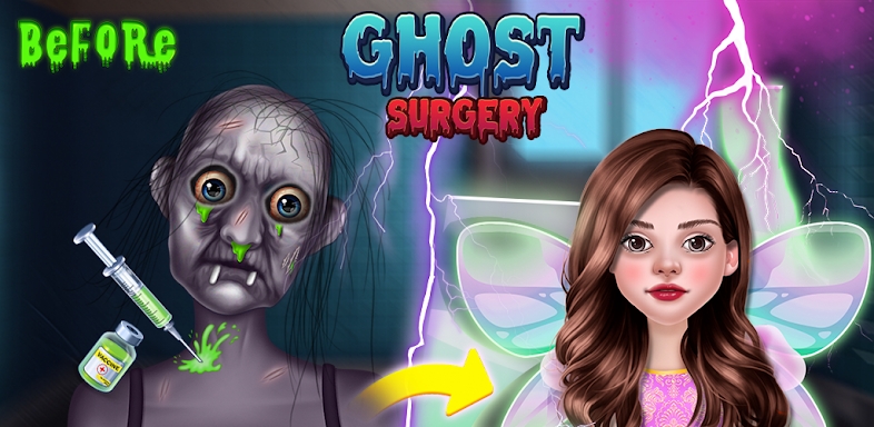 Ghost ASMR surgery game screenshots