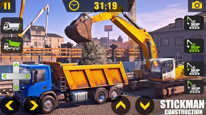 Stickman City Construction screenshots