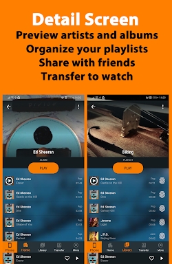 WearMedia Musik Player Wear screenshots