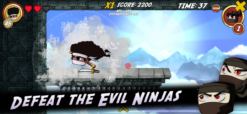 Afro Ninja screenshots
