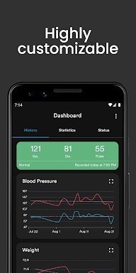 AVAX Blood Pressure Diary screenshots