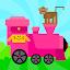 Kids Train Games -Animal Train icon