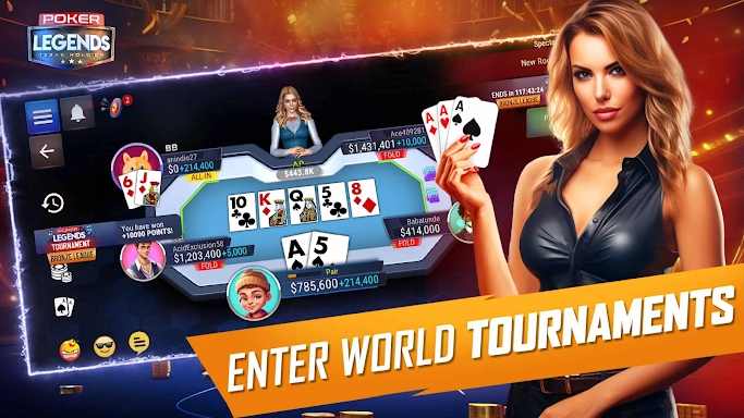 Poker Legends - Texas Hold'em screenshots