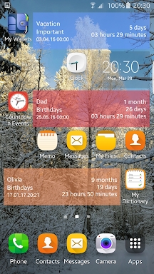 Countdown Calendar screenshots