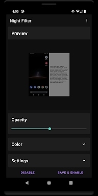 Night Filter screenshots