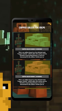 Copper Golem for MCPE screenshots