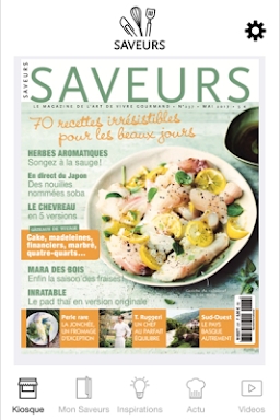 Saveurs magazine - recettes gourmandes et faciles screenshots