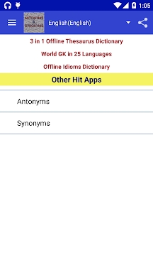 Antonyms & Synonyms Vocabulary screenshots