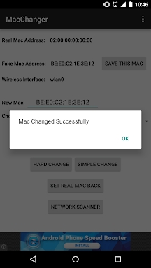 Wifi Mac Changer screenshots