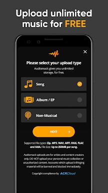 Audiomack Creator-Upload Music screenshots