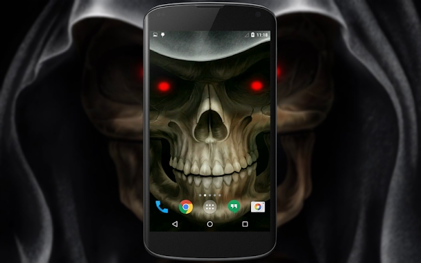 Skull 3D Live Wallpaper screenshots