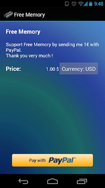 Free Memory (RAM Widget) screenshots