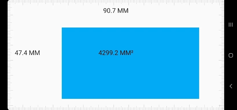 Tape measure: cm, inch screenshots