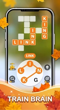 Word Link-Connect puzzle game screenshots