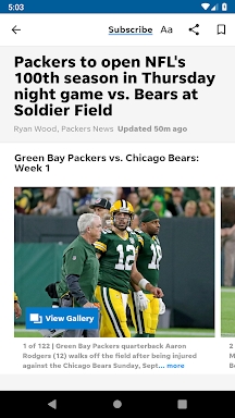 Packers News screenshots