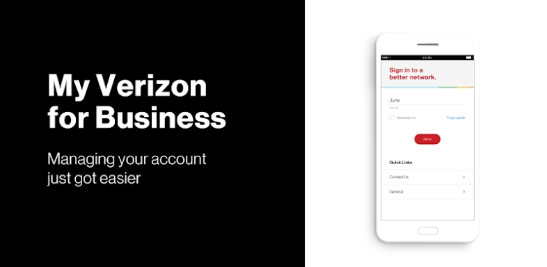 My Verizon For Business screenshots