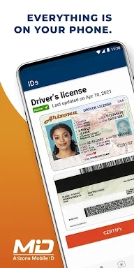 Arizona Mobile ID screenshots
