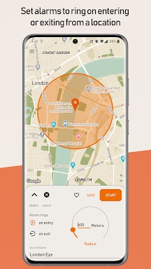 Naplarm - Location / GPS Alarm screenshots