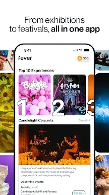Fever: Local Events & Tickets screenshots