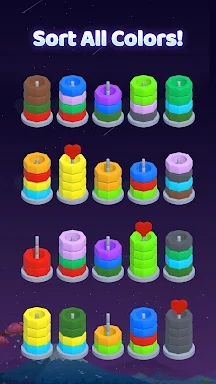 Color Hoop Sort - Ring Puzzle screenshots