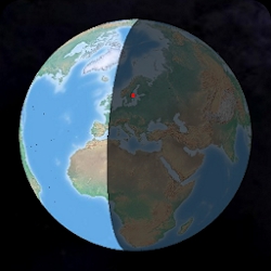 Worldshade - day & night map