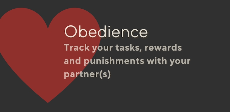 Obedience: BDSM habit tracker screenshots