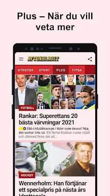 Sportbladet - störst på sport screenshots