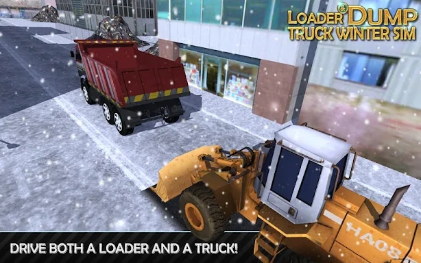 Loader & Dump Truck Winter SIM screenshots