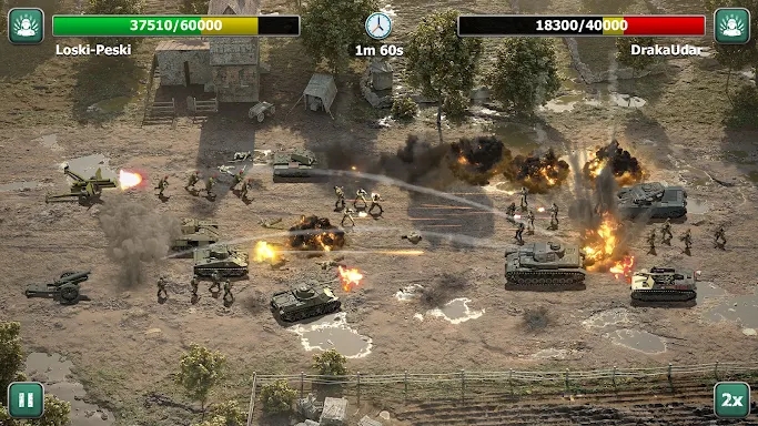 Heroes of War: Idle army game screenshots