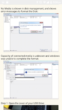 USB Drive Data Recovery Help screenshots