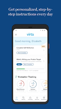 Virta Health screenshots
