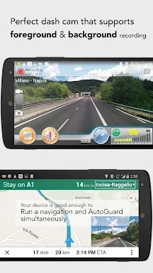 AutoGuard Dash Cam - Blackbox screenshots