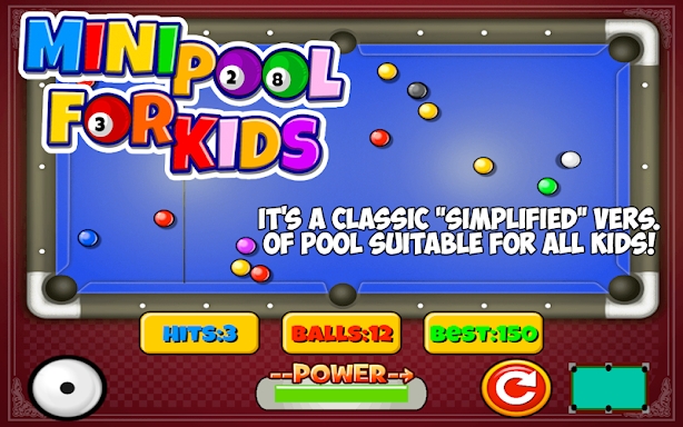 Mini Pool for Kids screenshots
