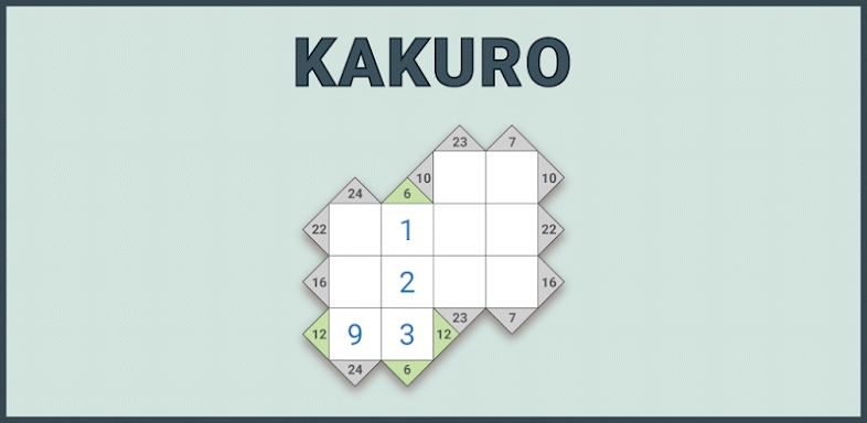 Kakuro (Cross Sums) screenshots