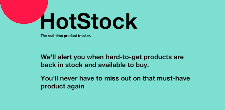 HotStock - in-stock alerts screenshots