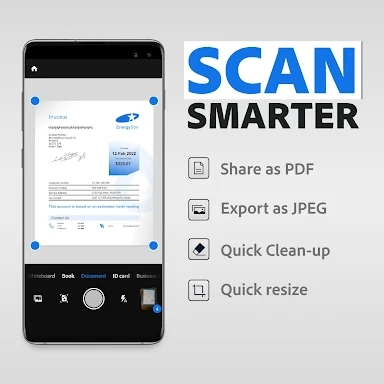 Adobe Scan: PDF Scanner, OCR screenshots