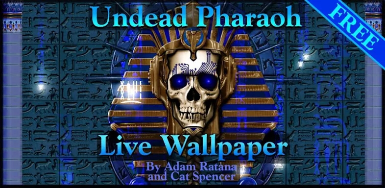 Undead Pharaoh Skull Free LWP screenshots