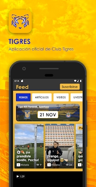 Tigres Oficial screenshots