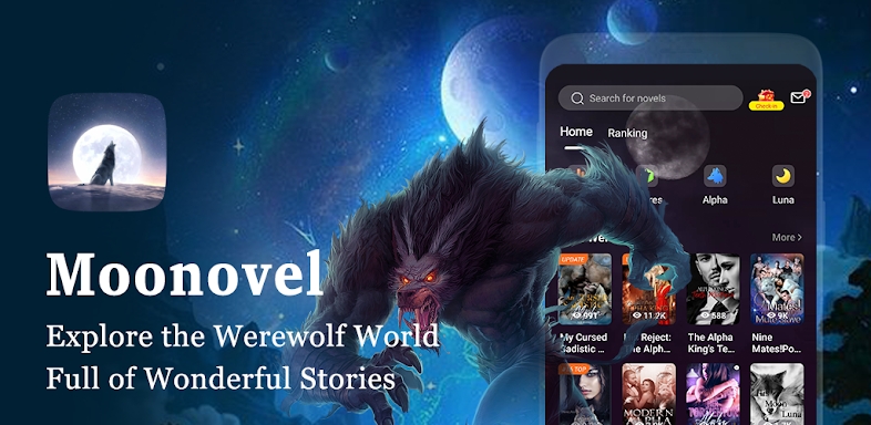 Moonovel-Werewolf Romance screenshots