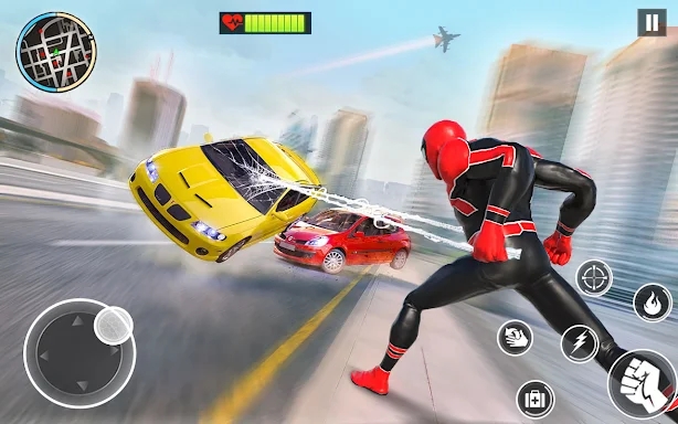 Flying Spider Hero Man Games screenshots