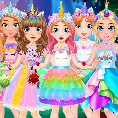 Unicorn Girls Dress Up Game screenshots
