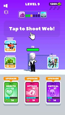 Web Swing Hero screenshots