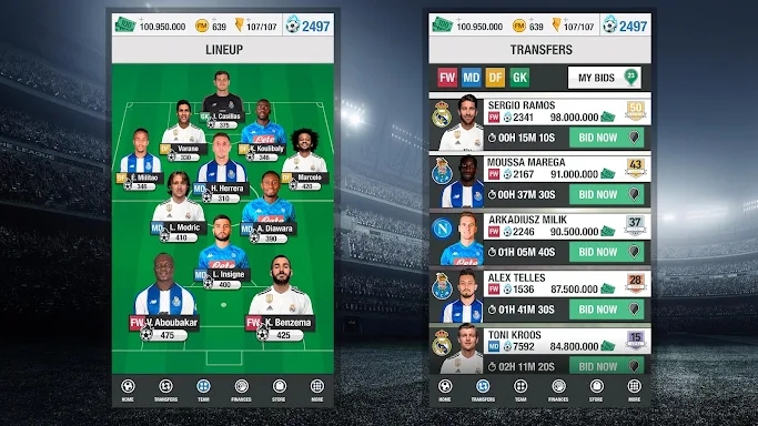PRO Soccer Cup Fantasy Manager screenshots