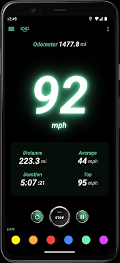 GPS Speedometer screenshots