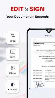 Fast Mobile PDF Scanner app screenshots