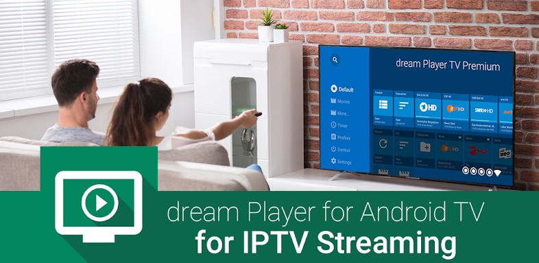 dream Player IPTV for TV screenshots