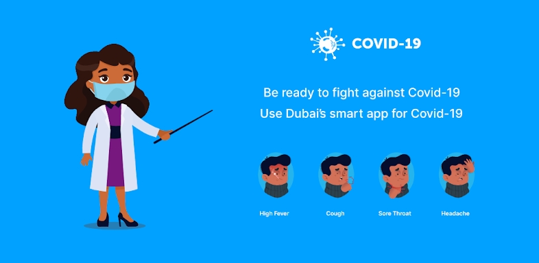 COVID19 - DXB Smart App screenshots