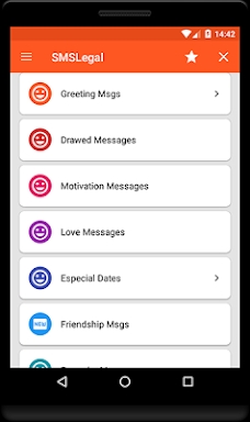 SMSLegal ready messages. screenshots