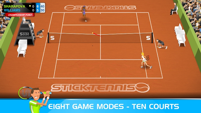 Stick Tennis screenshots