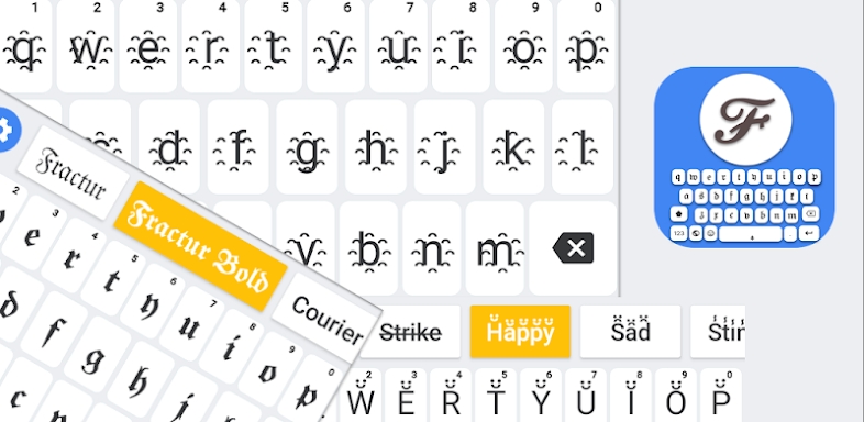 Fonts Keyboard - Fonts & Emoji screenshots